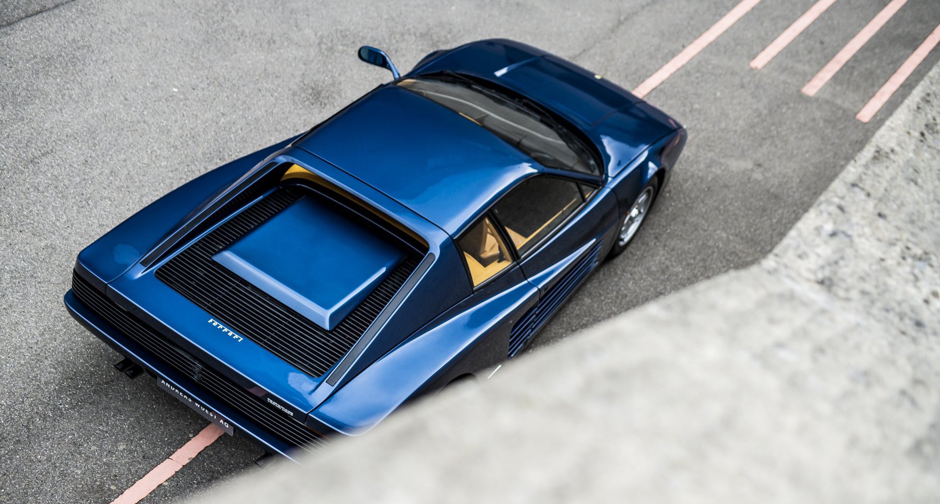 Why the most flamboyant Ferrari Testarossa is a blue 'Monospecchio'